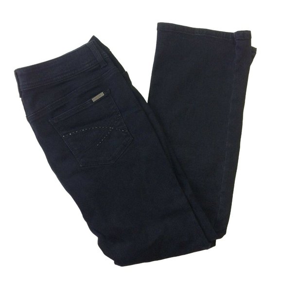 Chico's So Slimming Womens Jeans Sz 0.5 = US 6 Short 32x29 Embellished Bootcut - Picture 3 of 7